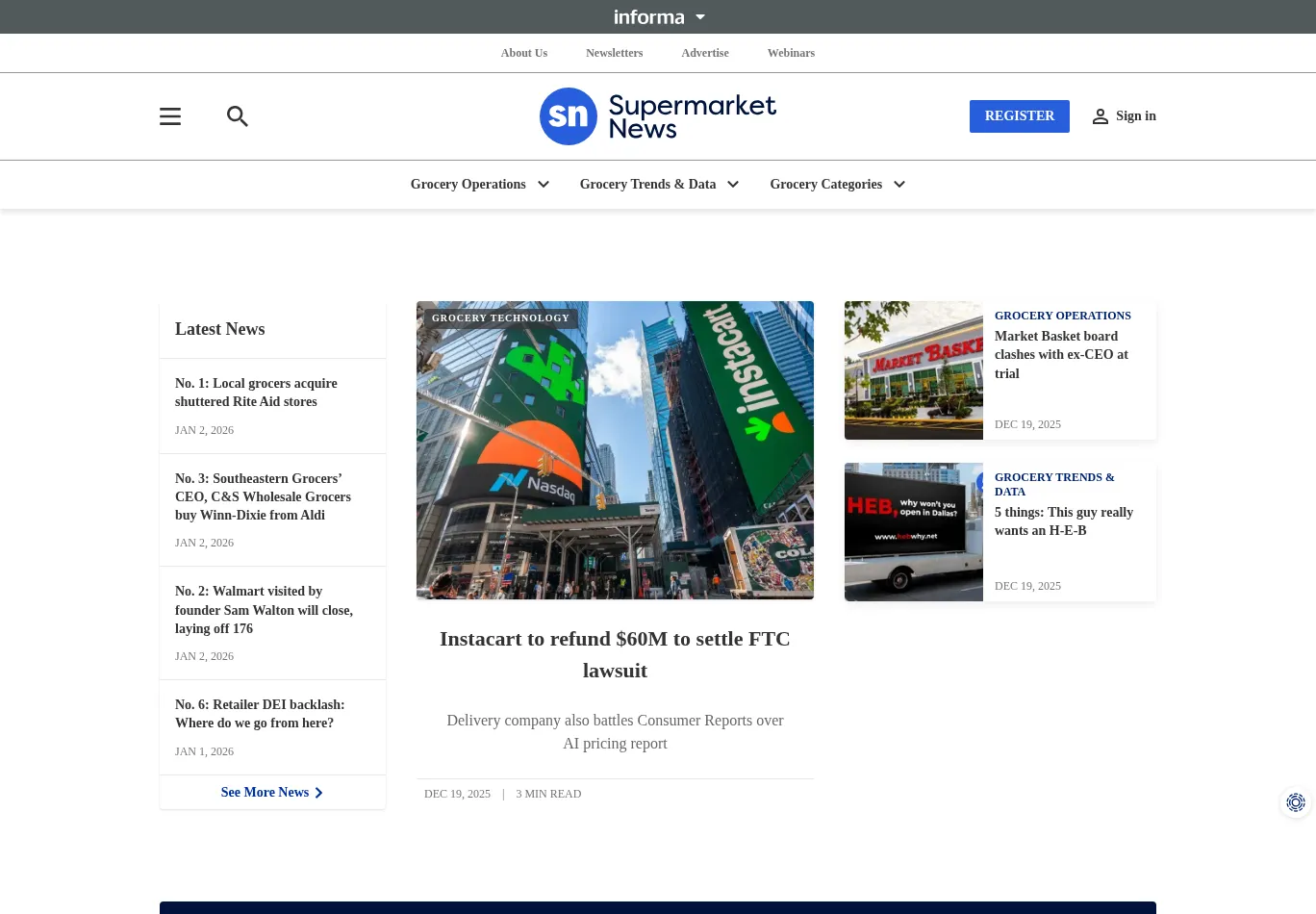 supermarketnews.com screenshot