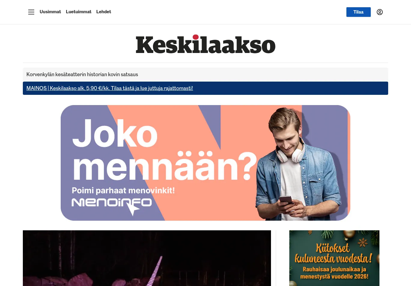 keskilaakso.fi screenshot