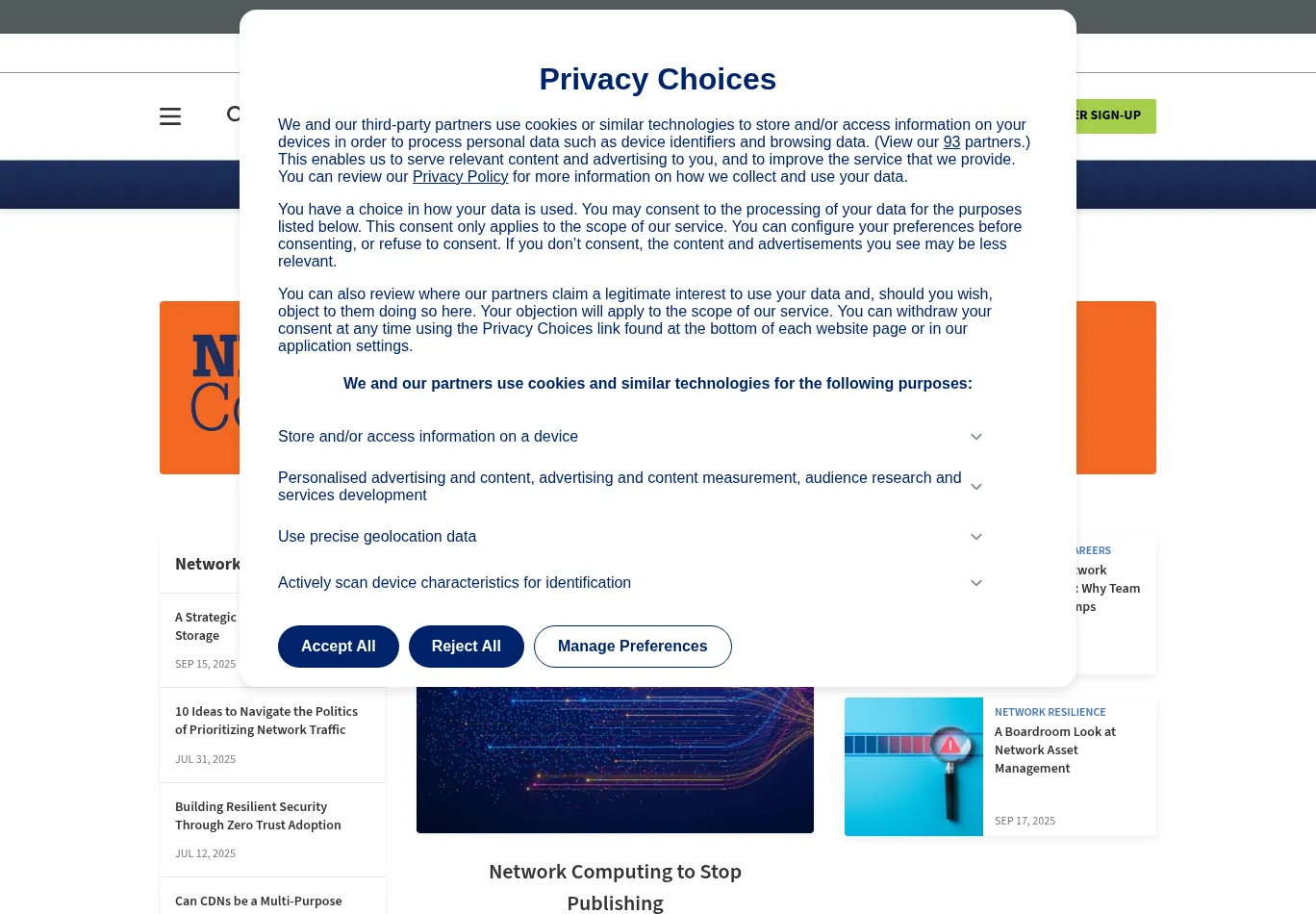networkcomputing.com before consent screenshot