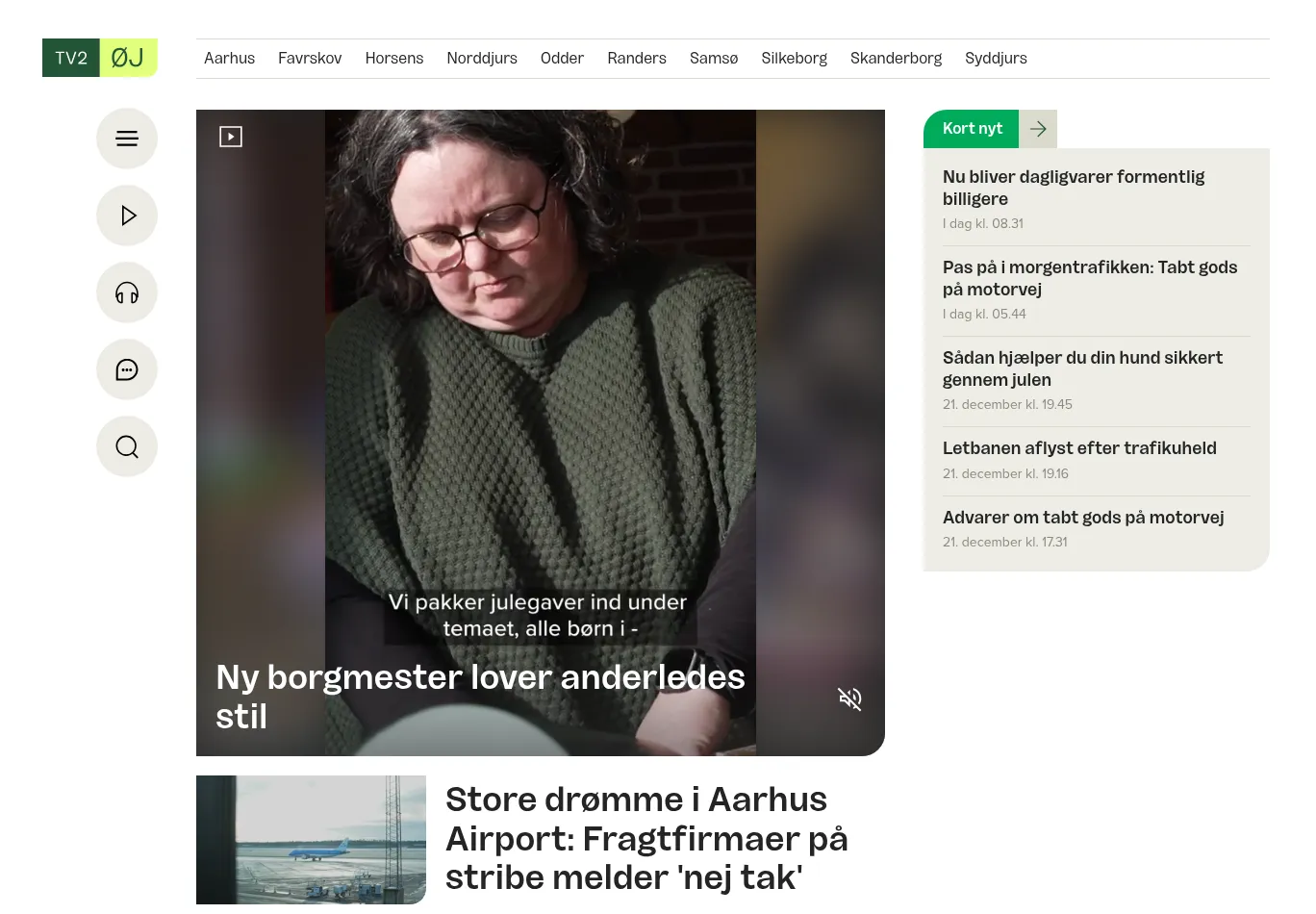 tv2ostjylland.dk necessary only consent screenshot