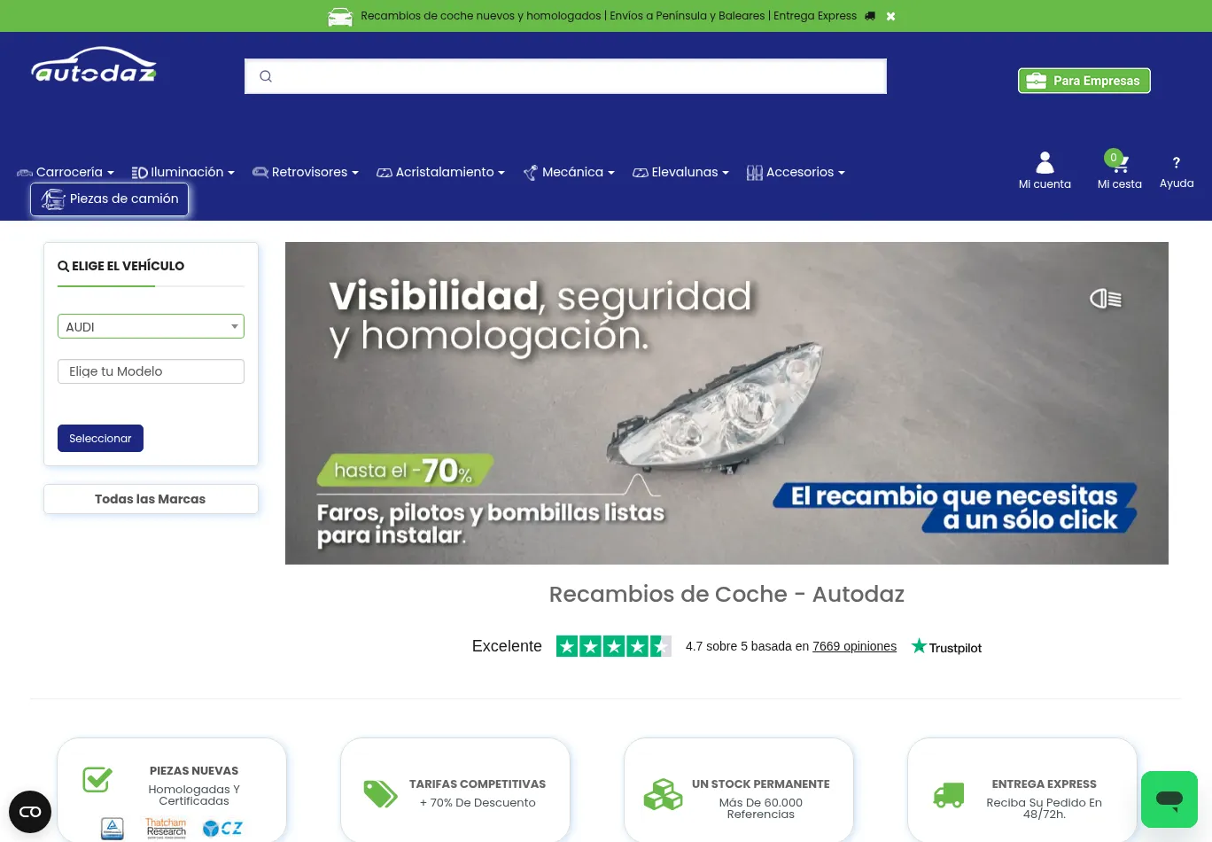 autodaz.es screenshot