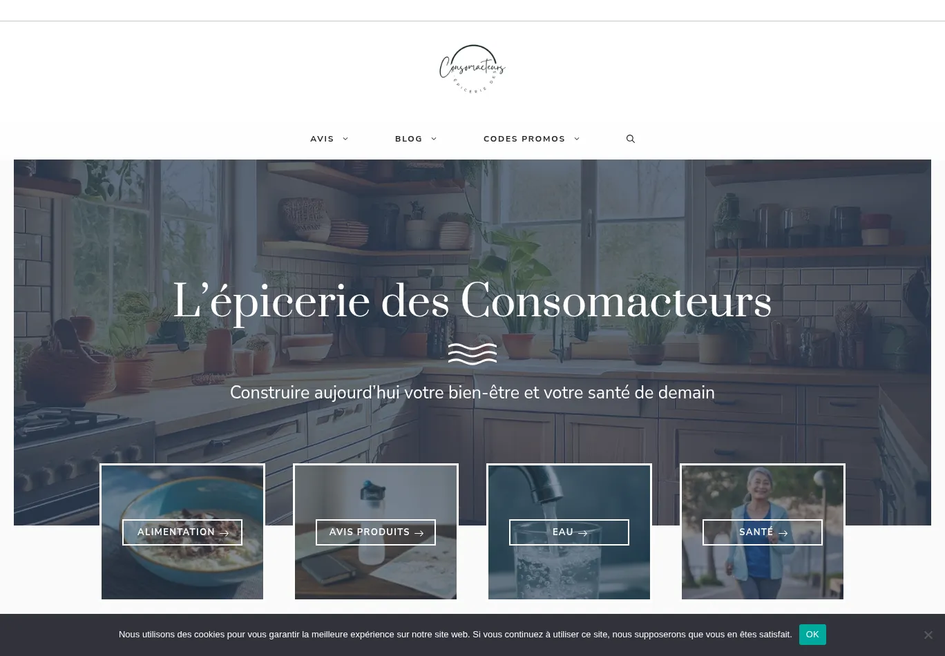 epiceriedesconsomacteurs.fr before consent screenshot