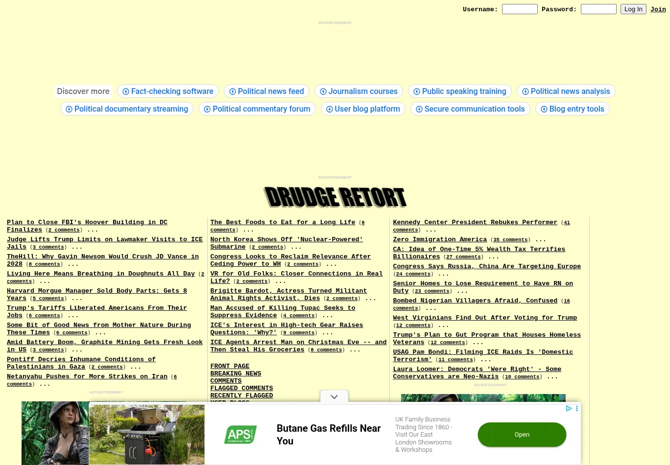 drudge.com screenshot