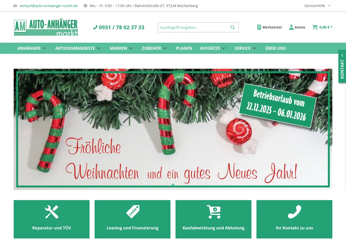 auto-anhaenger-markt.de screenshot