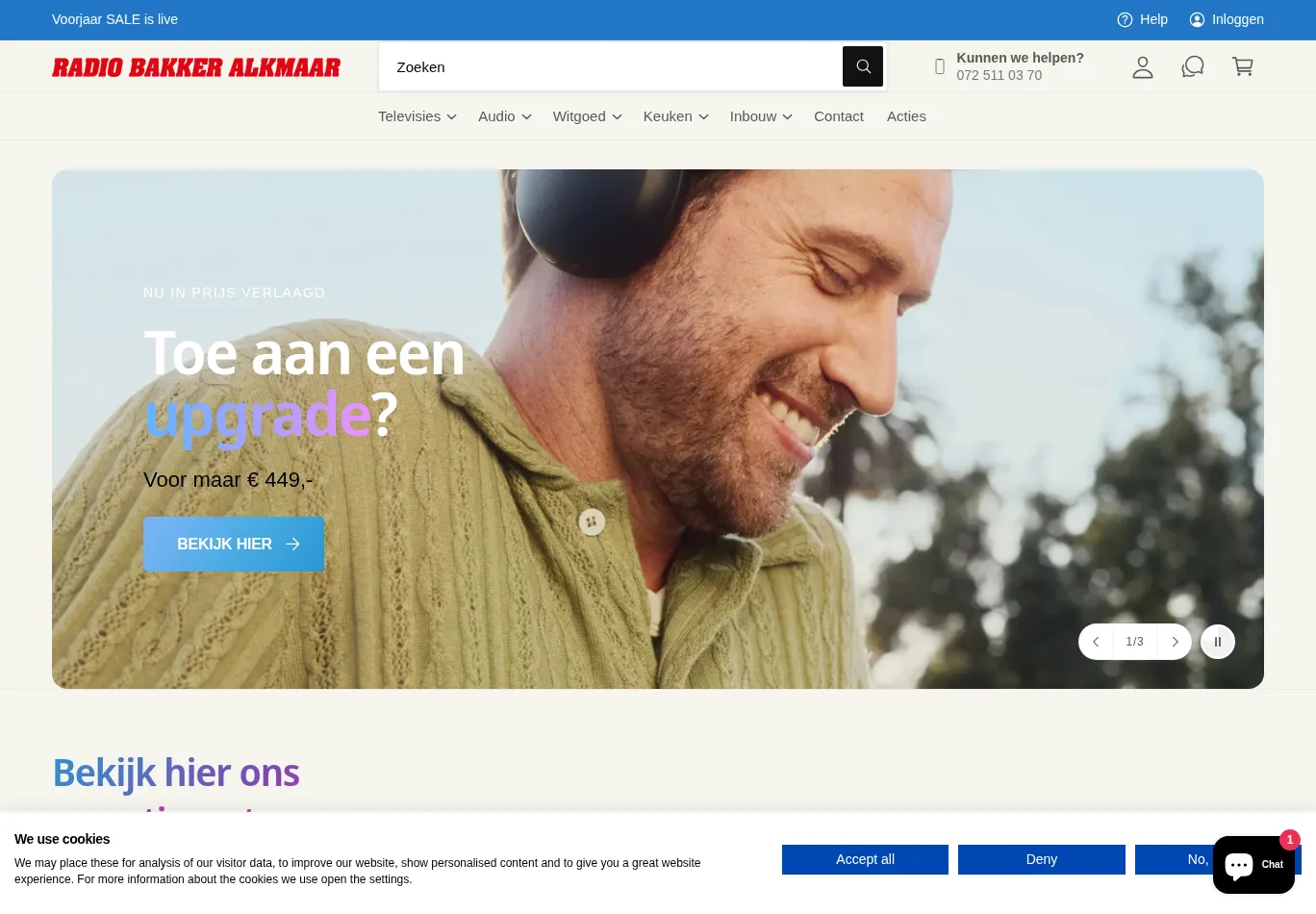 radiobakkeralkmaar.nl screenshot