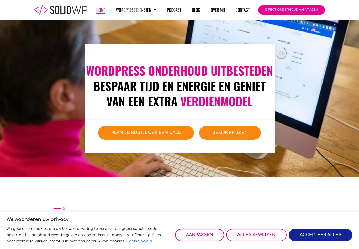 solidwp.nl before consent screenshot