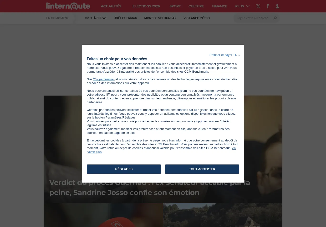 linternaute.com before consent screenshot