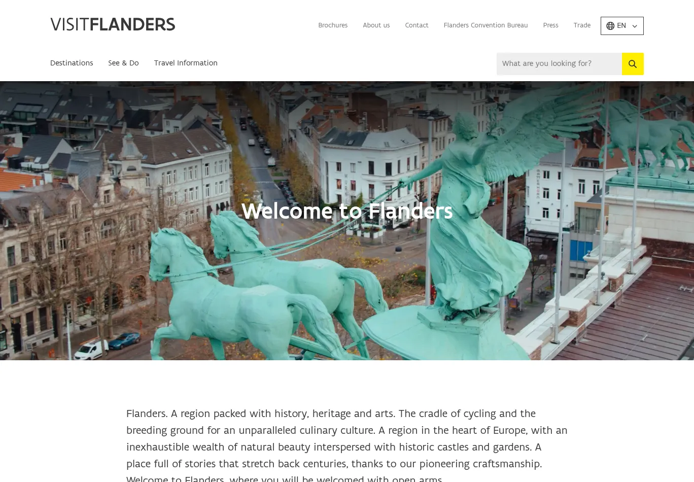 visitflanders.be necessary only consent screenshot