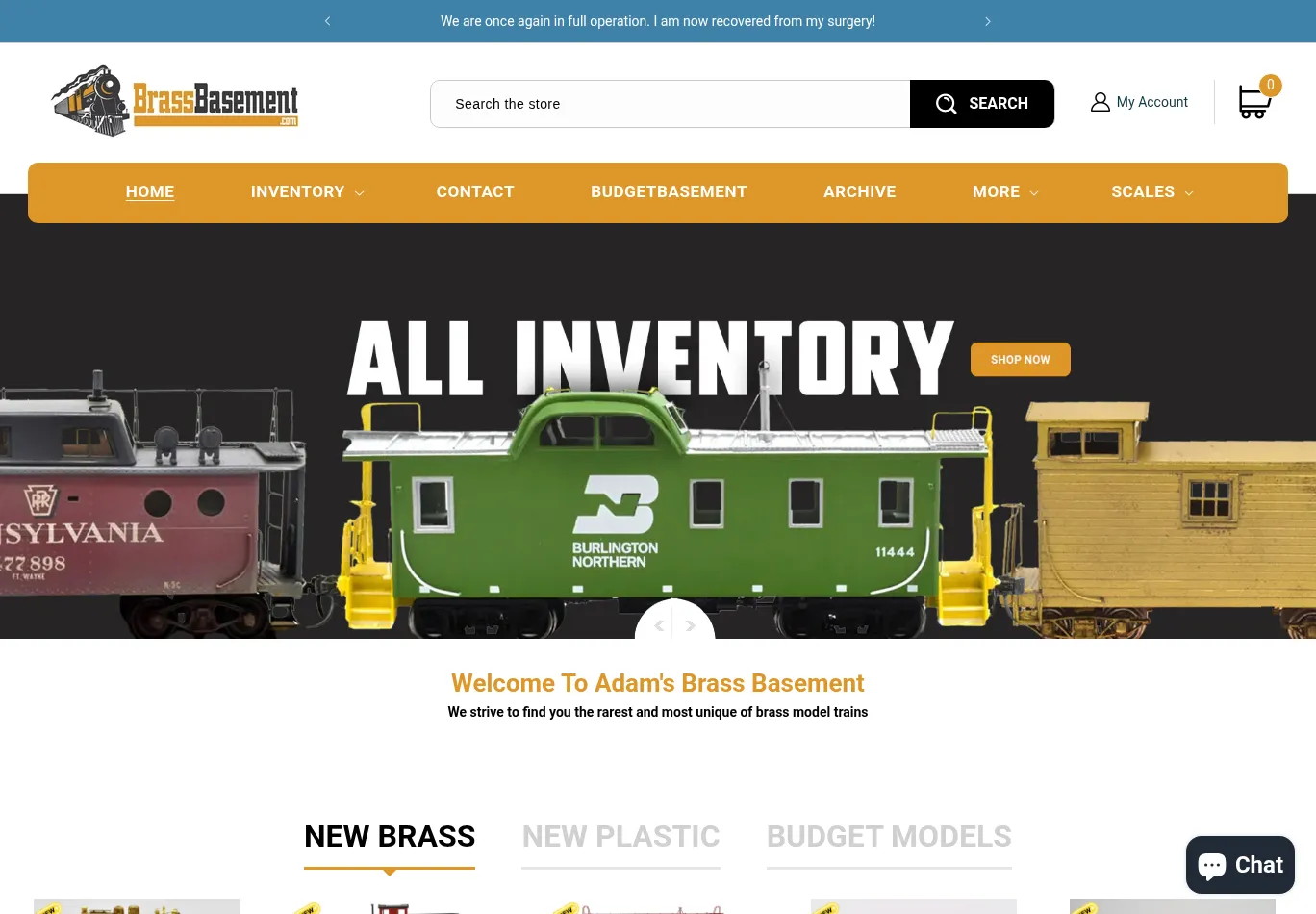 brassbasement.com screenshot