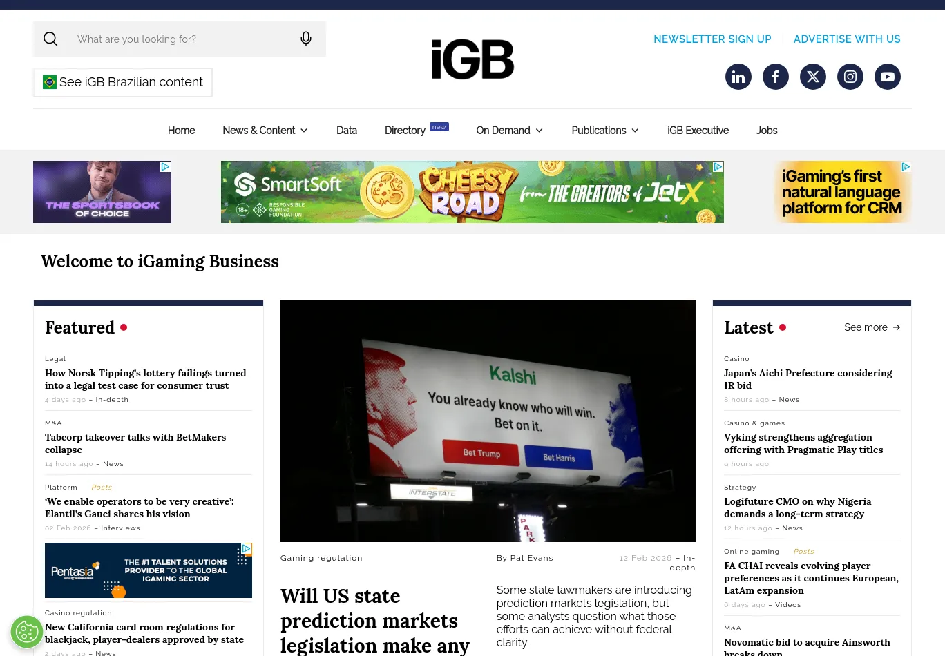 igamingbusiness.com screenshot