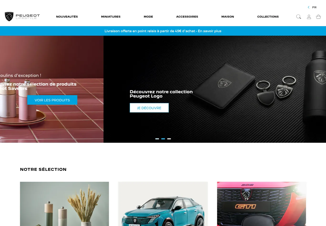 boutique.peugeot.fr screenshot