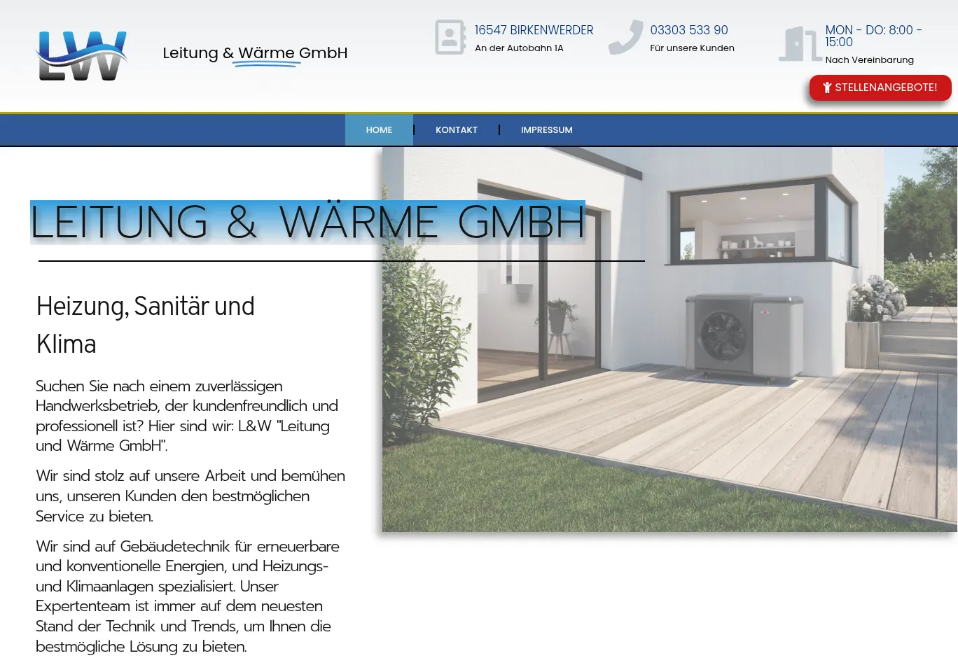 leitungundwaerme.de screenshot