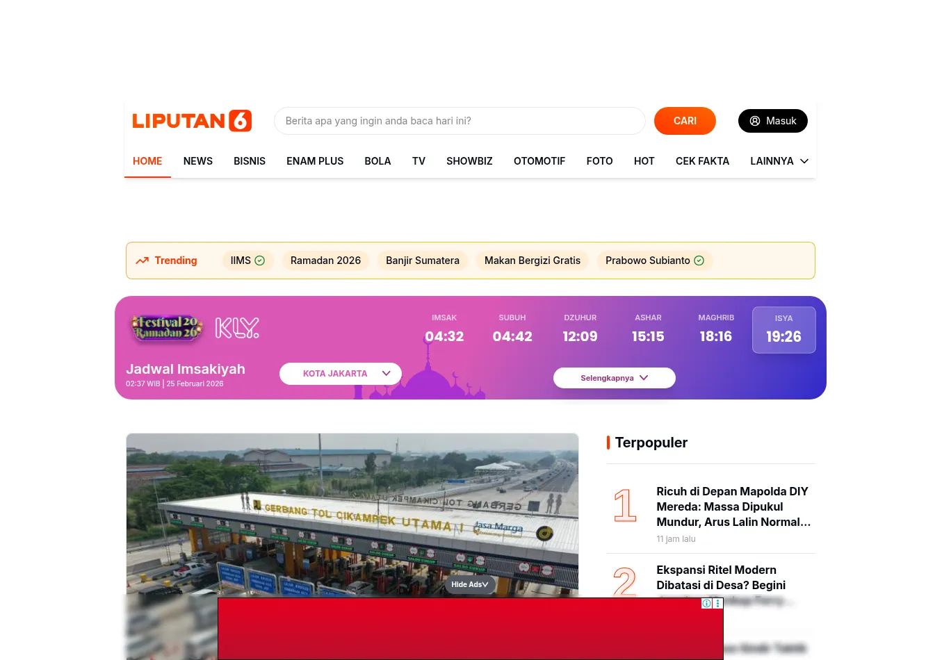 liputan6.com screenshot