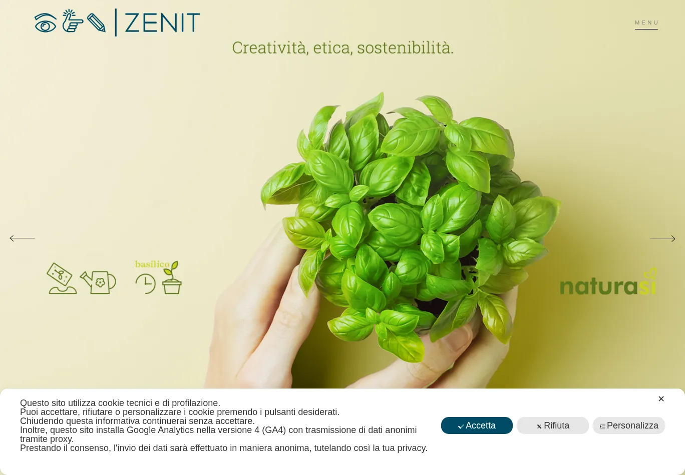 zenitvr.it before consent screenshot