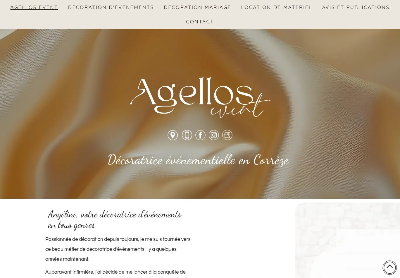 agellos-event.fr screenshot