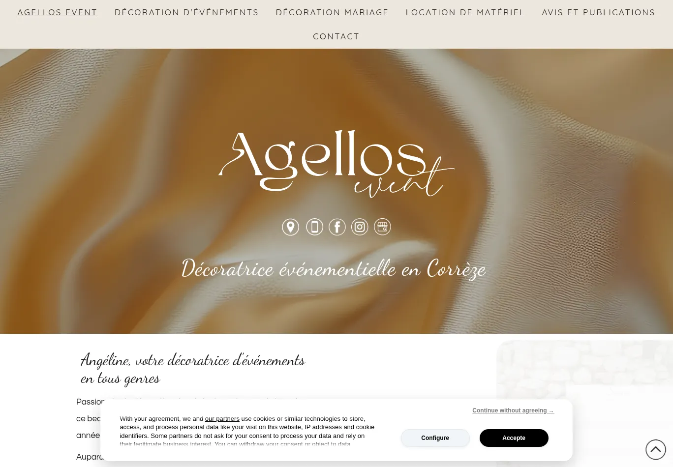 agellos-event.fr before consent screenshot