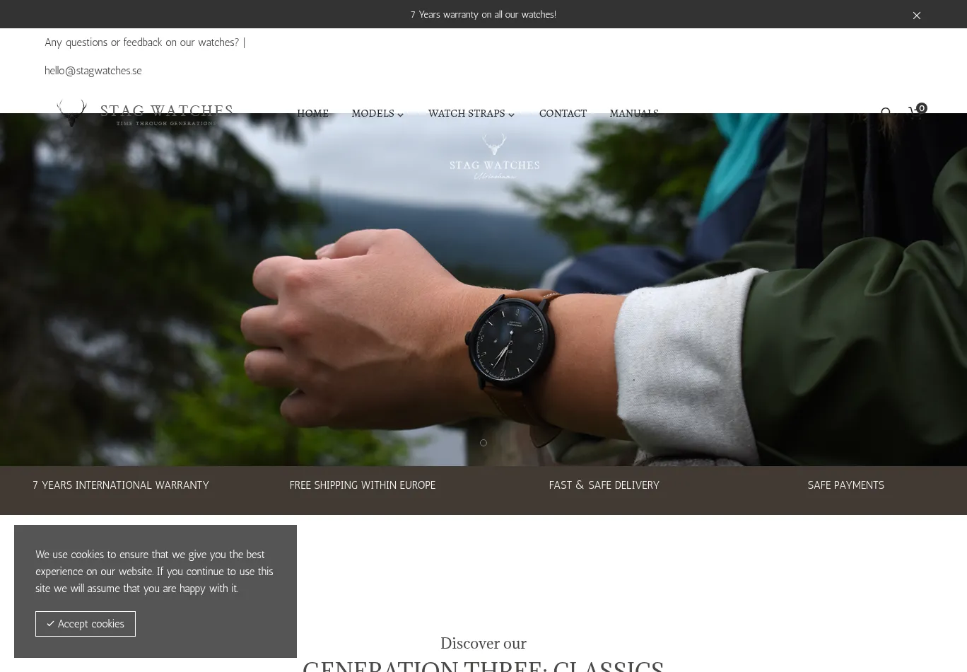 stagwatches.se before consent screenshot