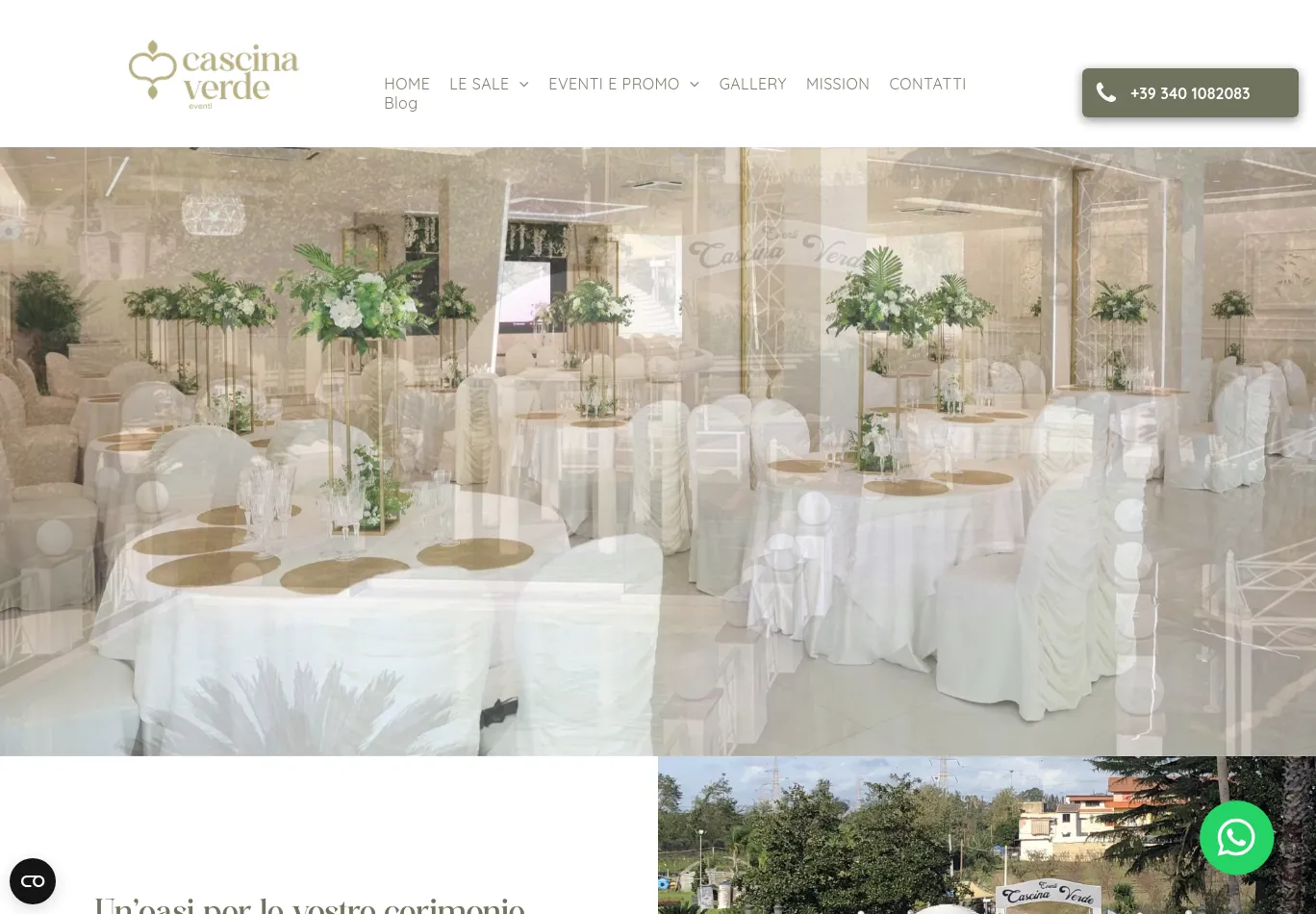 cascinaverde-eventi.com screenshot