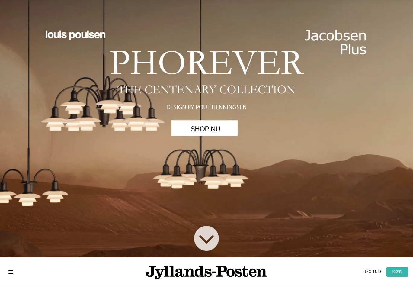 jyllands-posten.dk necessary only consent screenshot