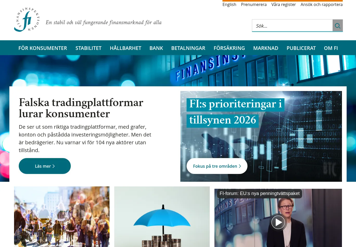 finansinspektionen.se screenshot