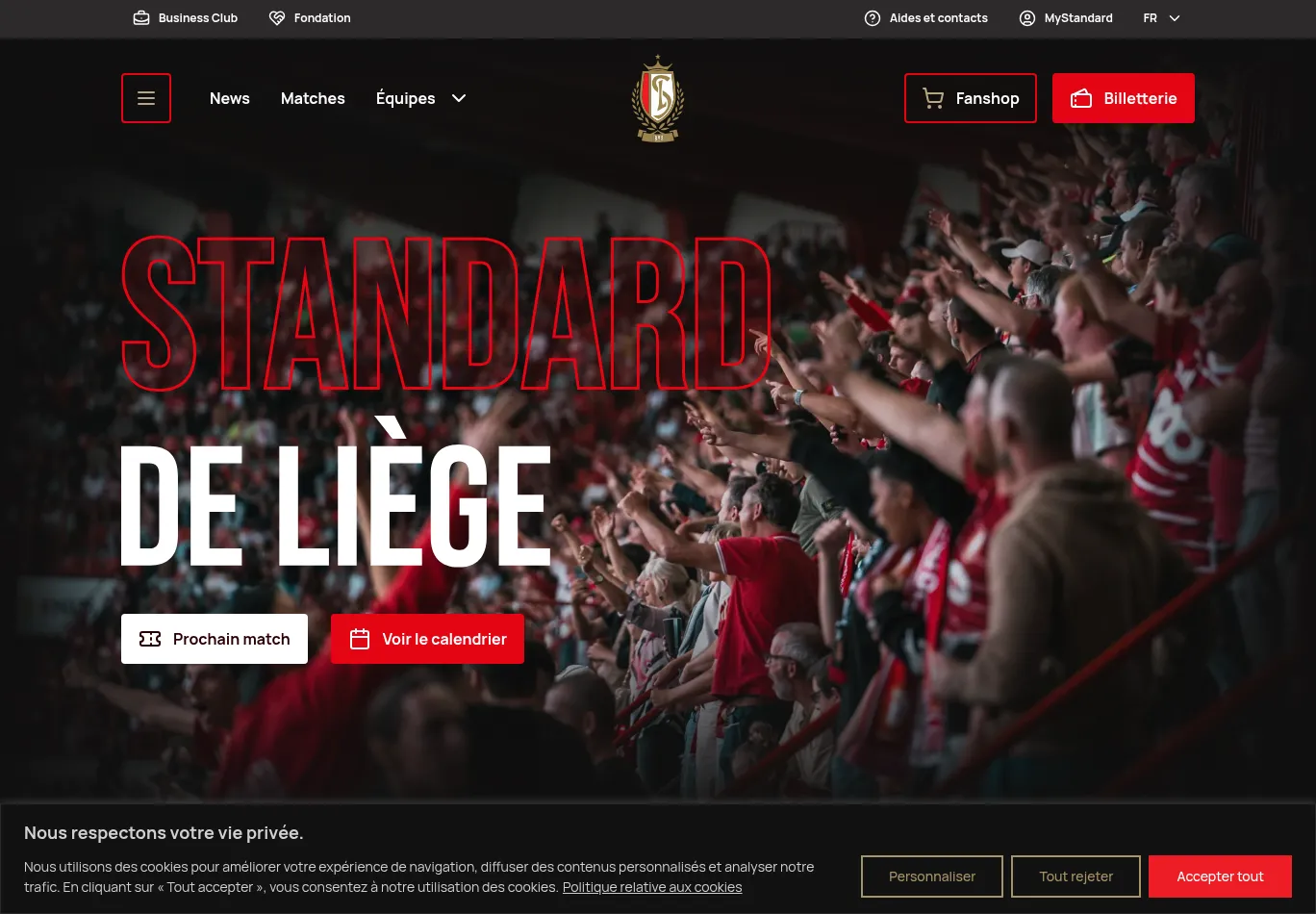 standard.be before consent screenshot