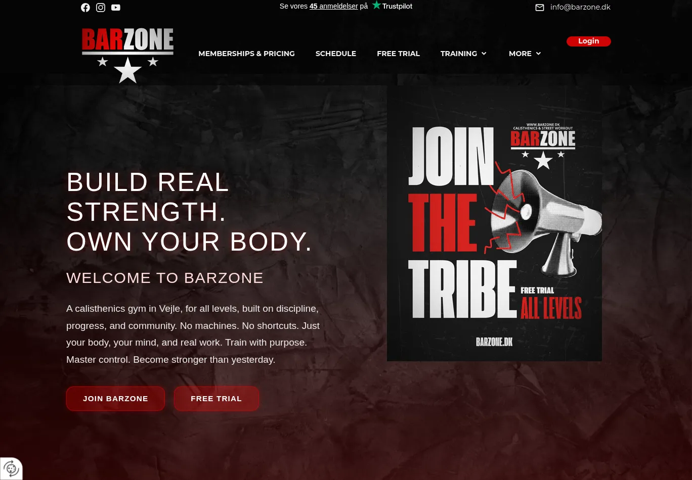 barzone.dk screenshot