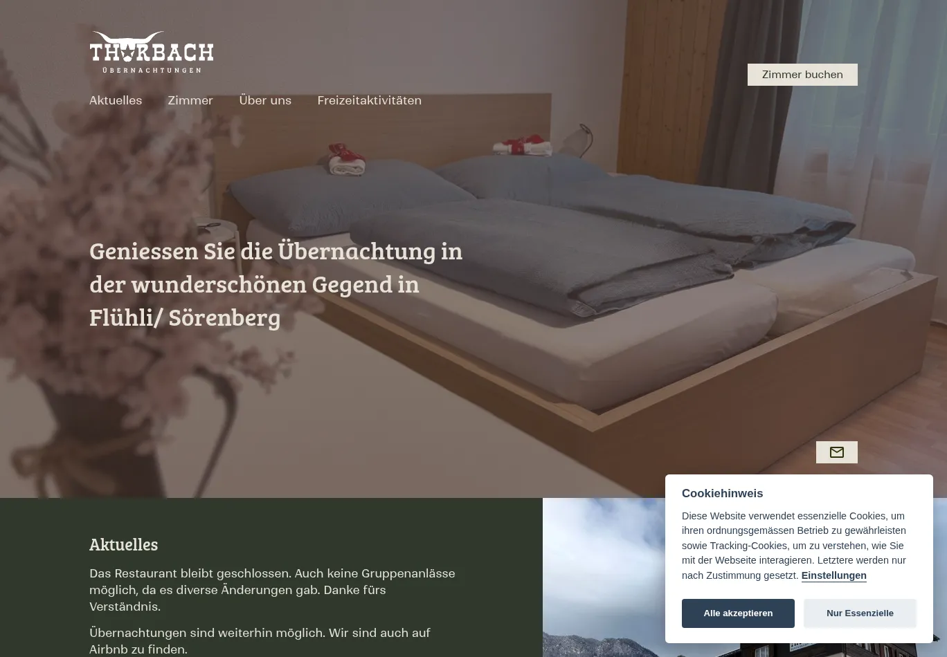 thorbach.ch before consent screenshot