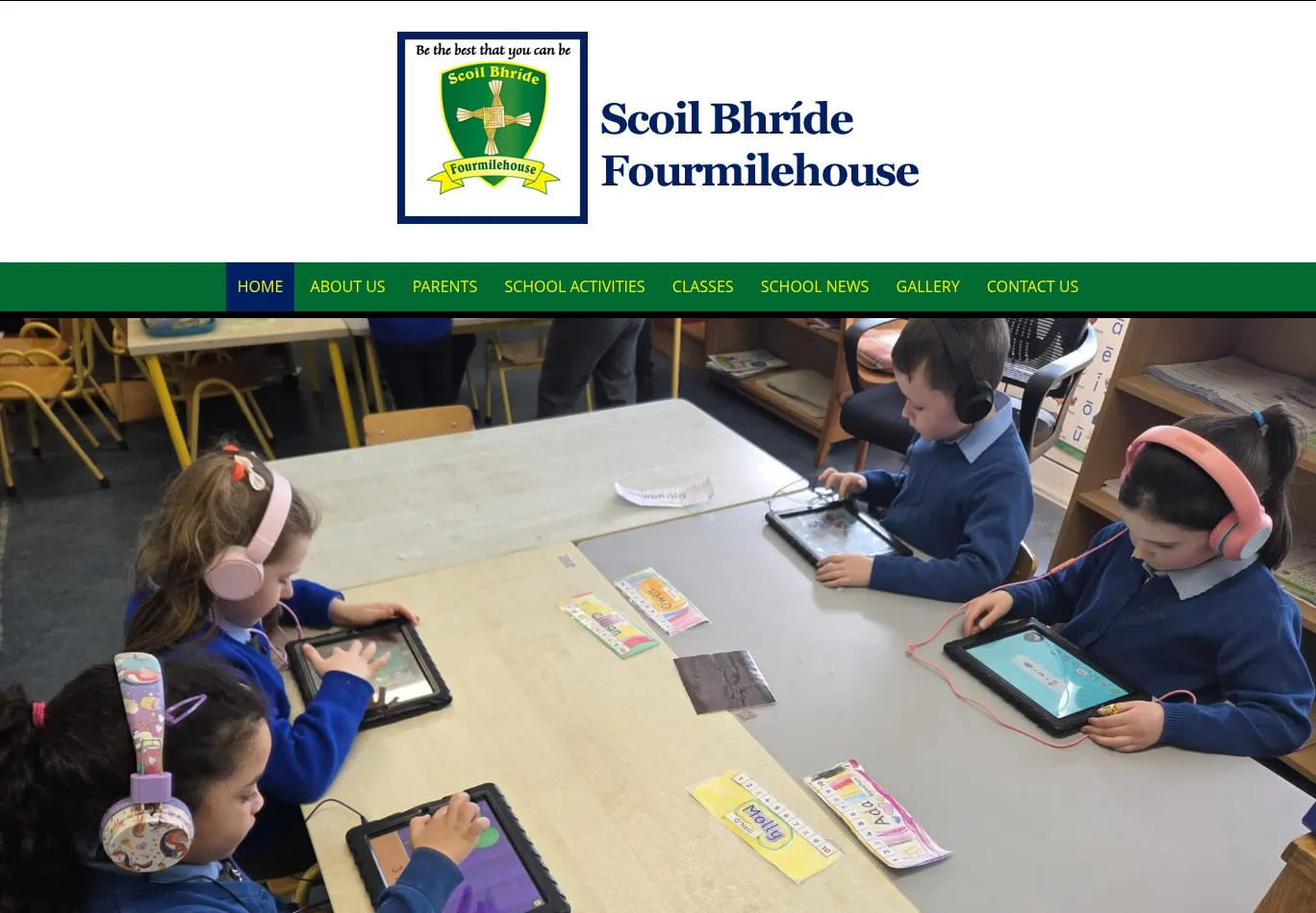 scoilbhridefmh.ie screenshot