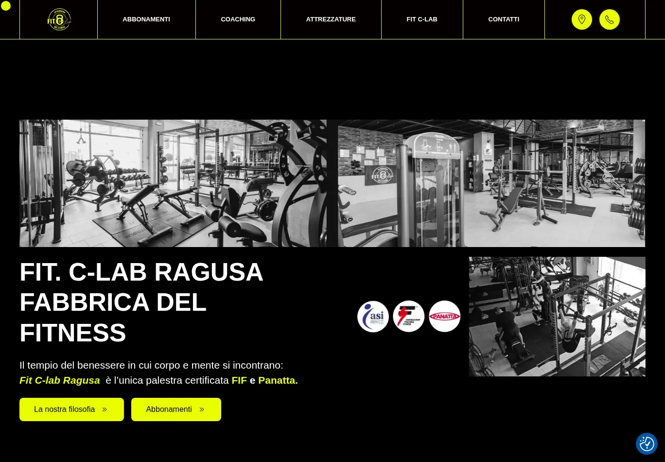 fitclabragusa.it screenshot