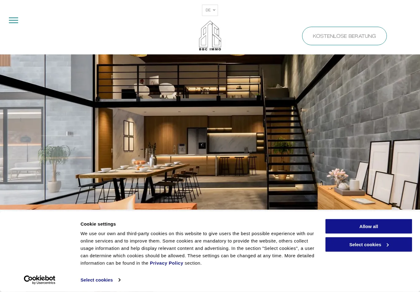bbc-immo.ch before consent screenshot