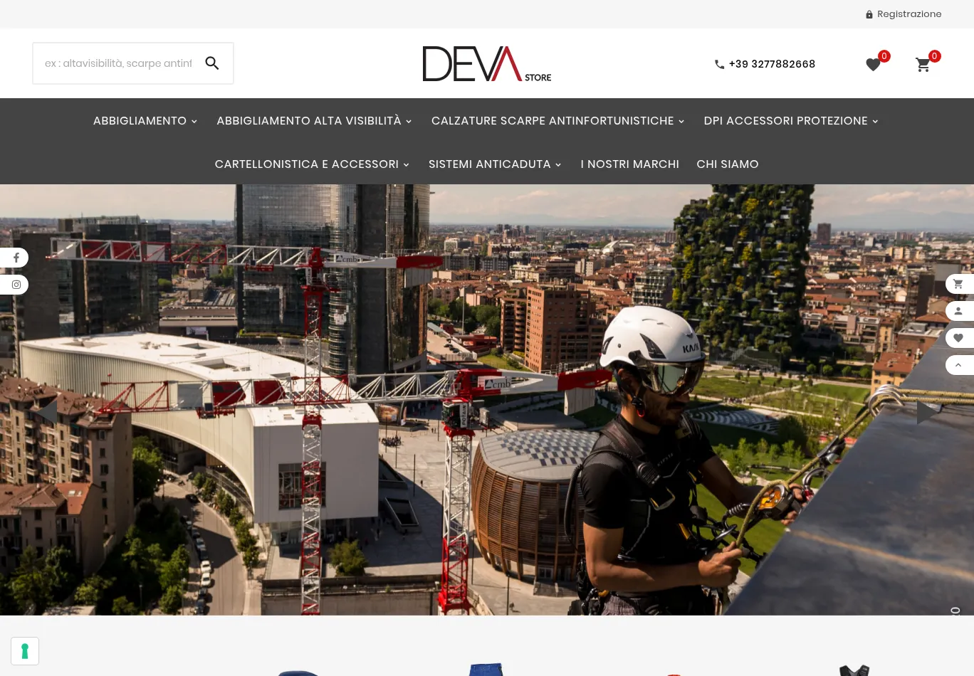 devastore.it screenshot