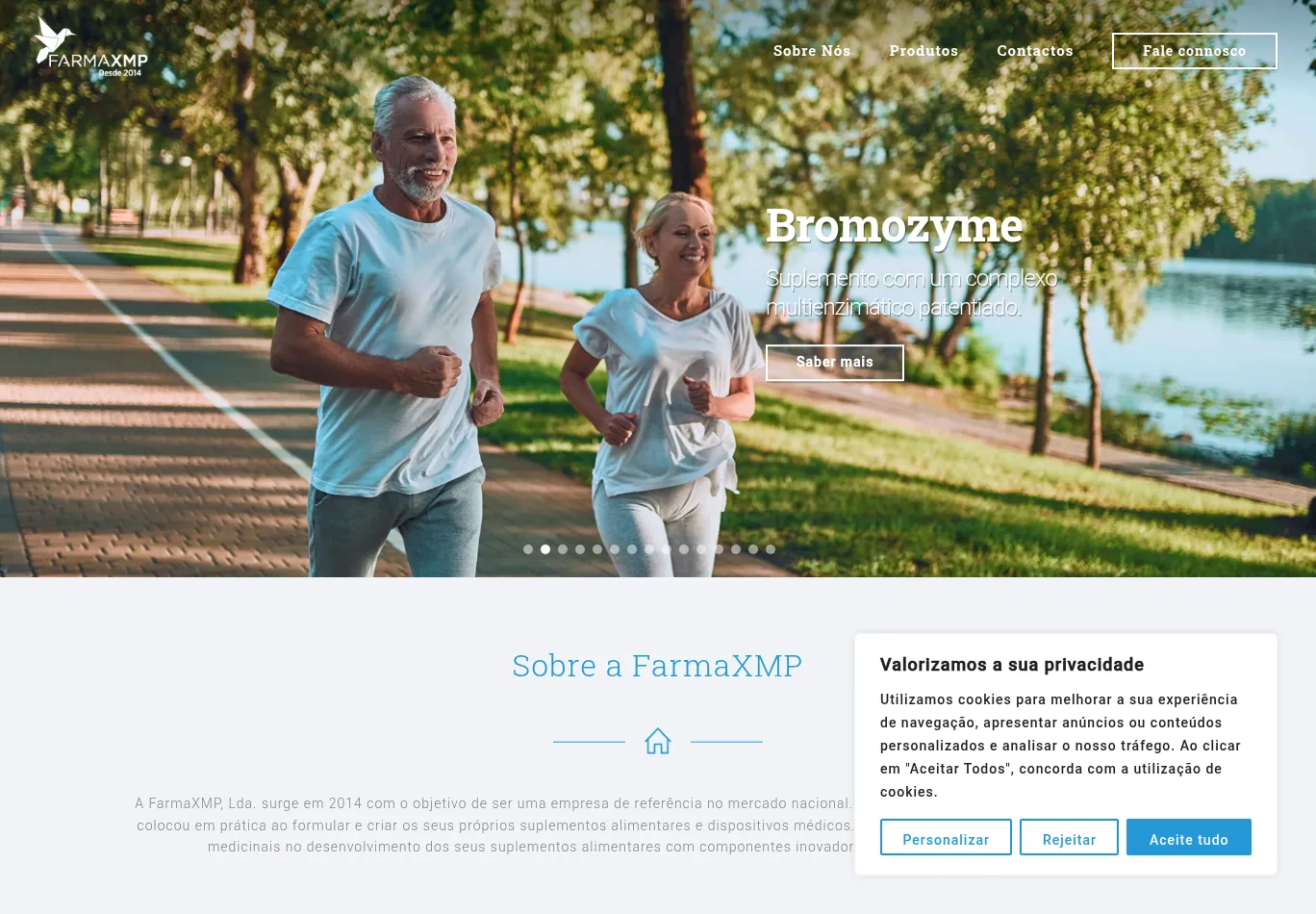 farmaxmp.pt before consent screenshot