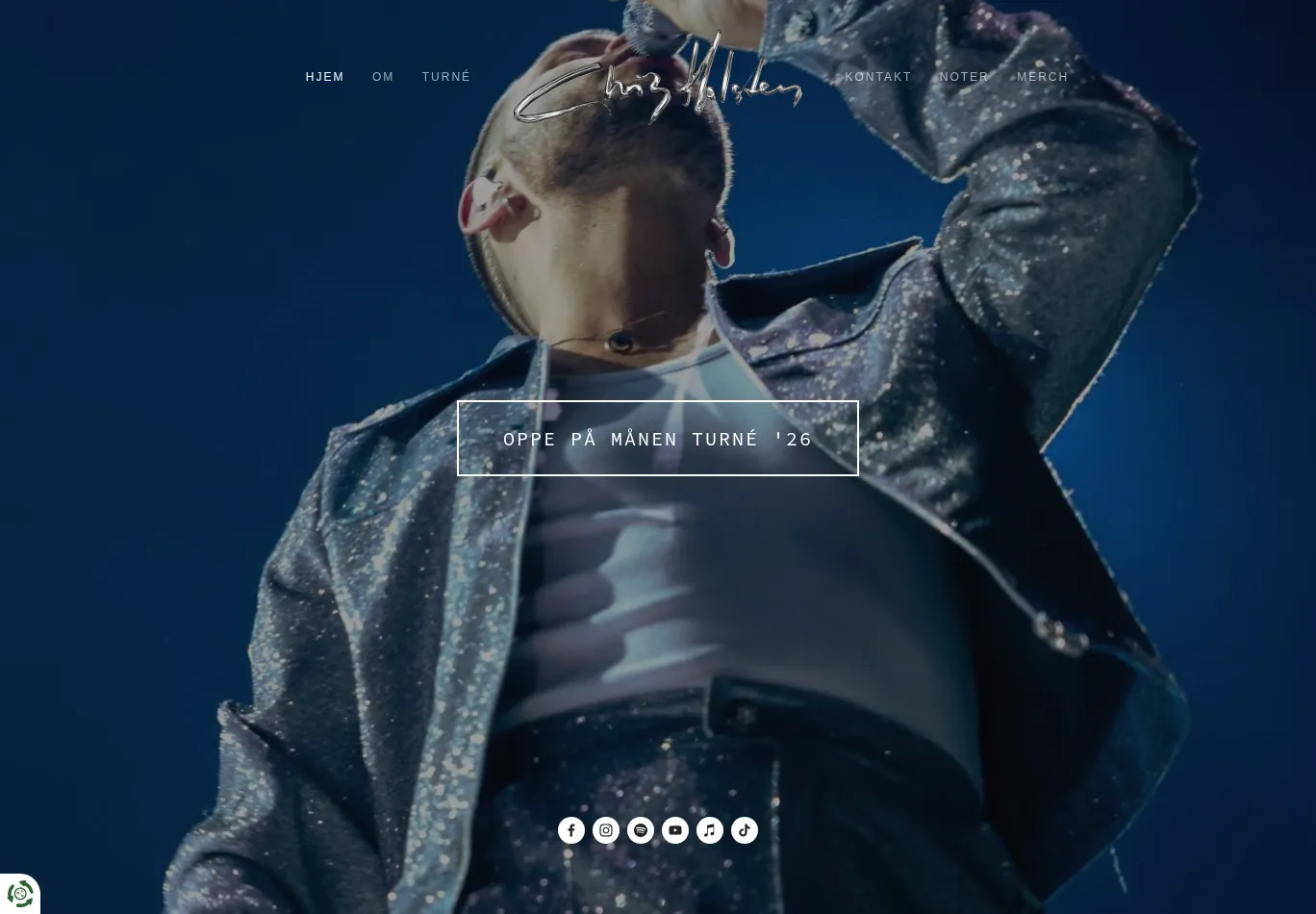 chrisholsten.no necessary only consent screenshot