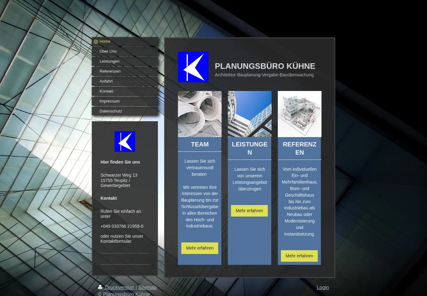 pb-kuehne.de screenshot