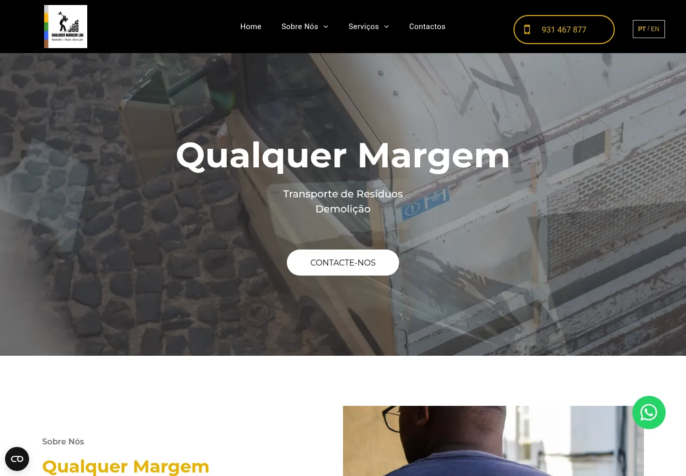 qualquermargem.pt screenshot