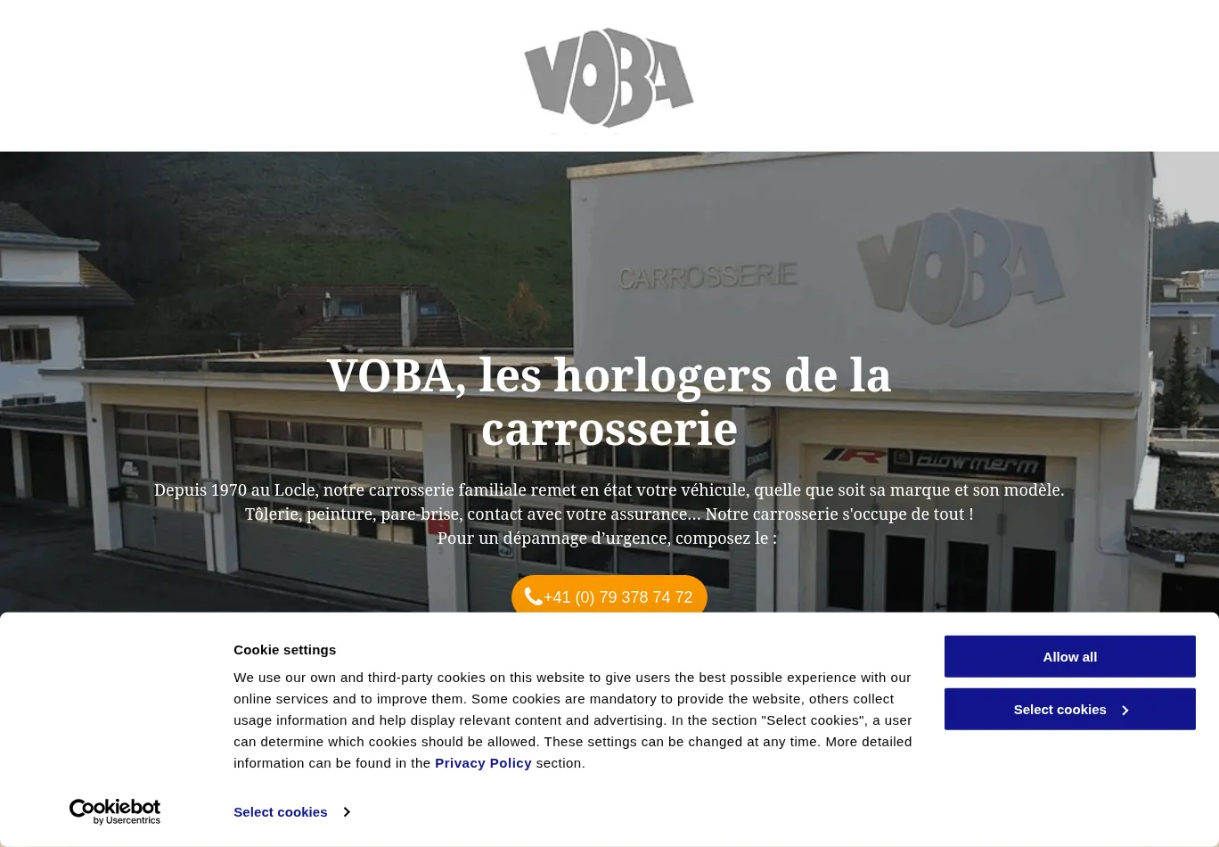 carrosserie-voba.ch before consent screenshot