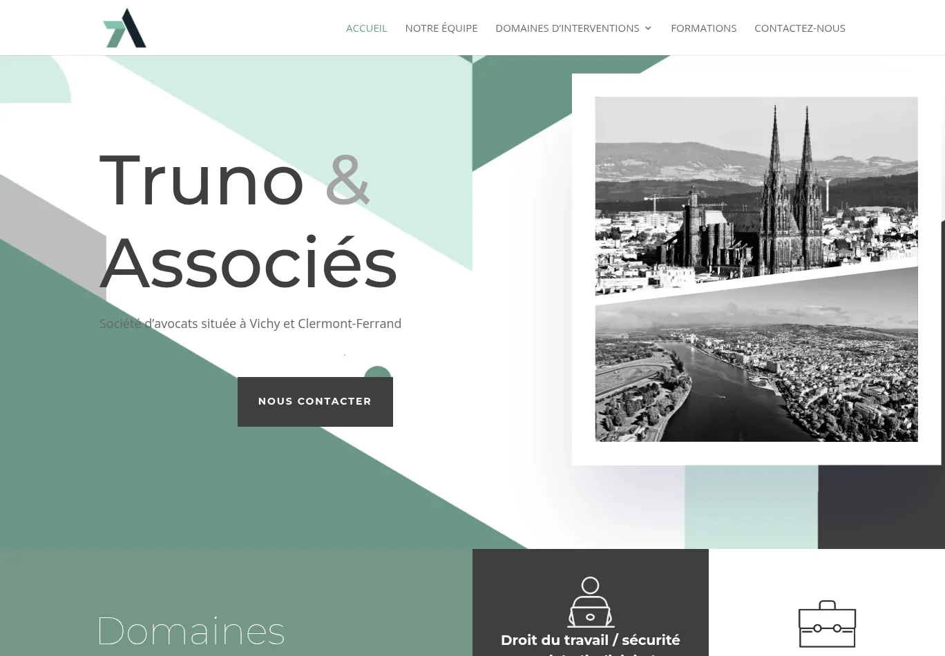 truno-associes.fr screenshot