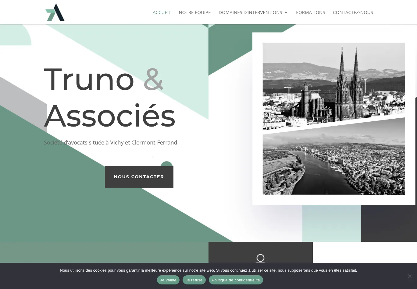 truno-associes.fr before consent screenshot