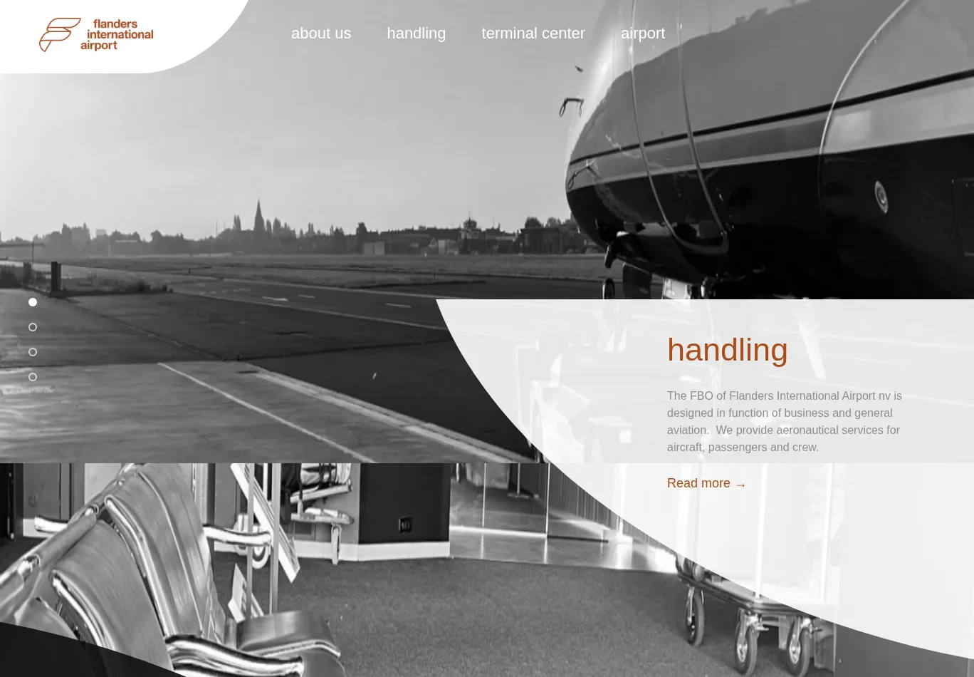 flandersairport.be screenshot