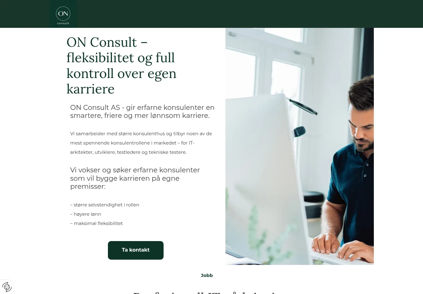 onconsult.no necessary only consent screenshot