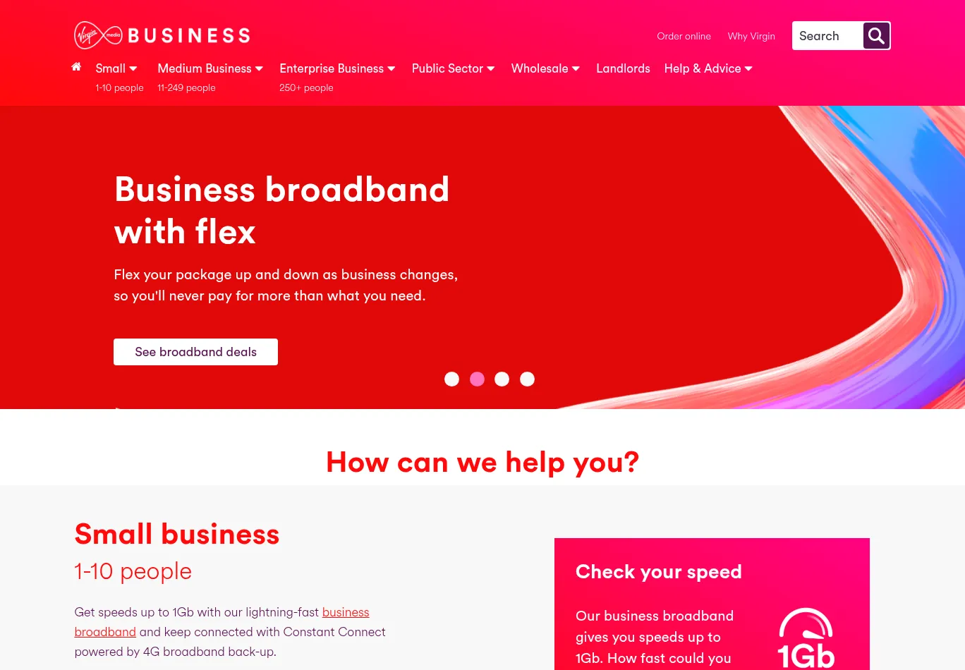 virginmediabusiness.co.uk screenshot