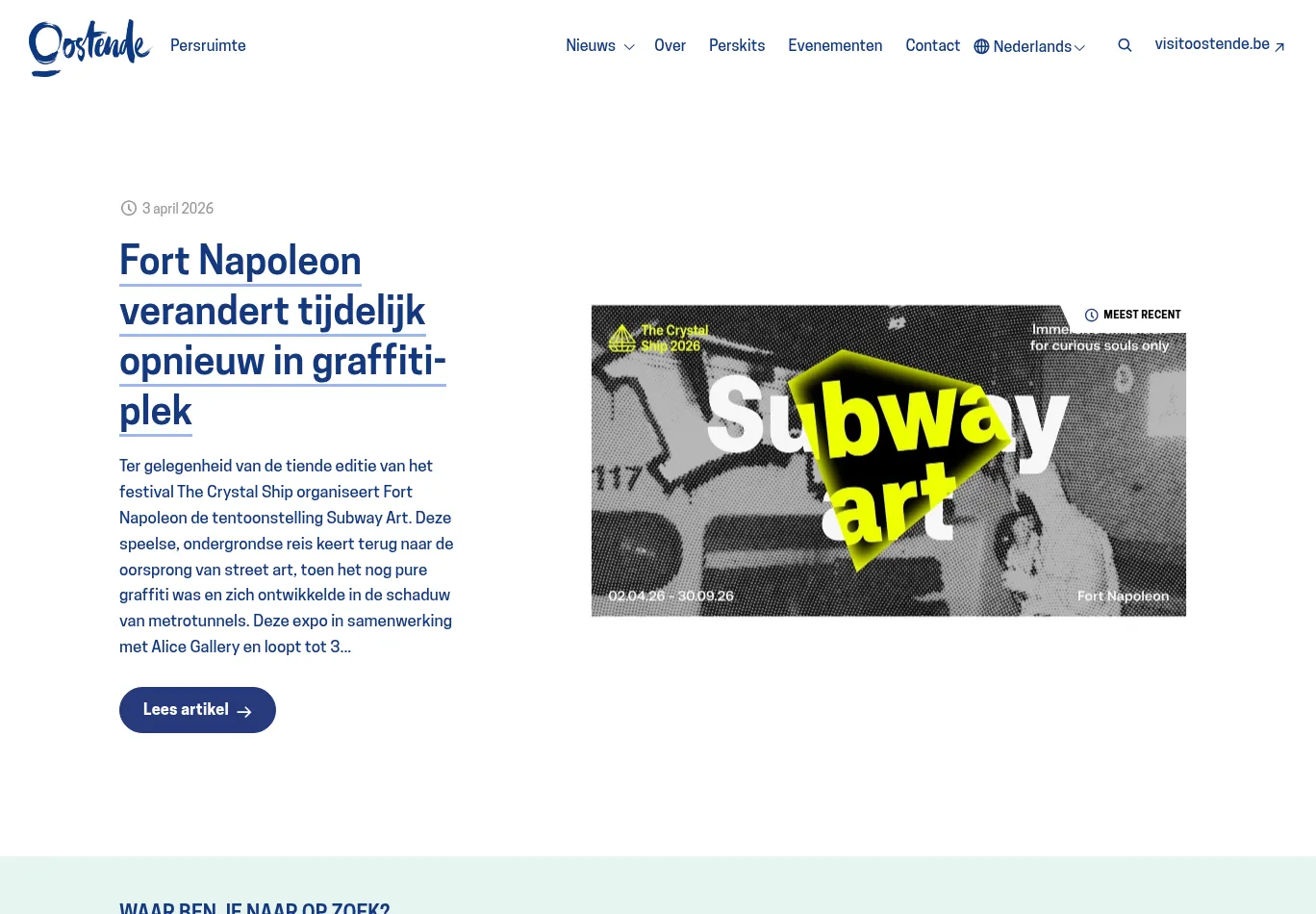 pers.visitoostende.be screenshot