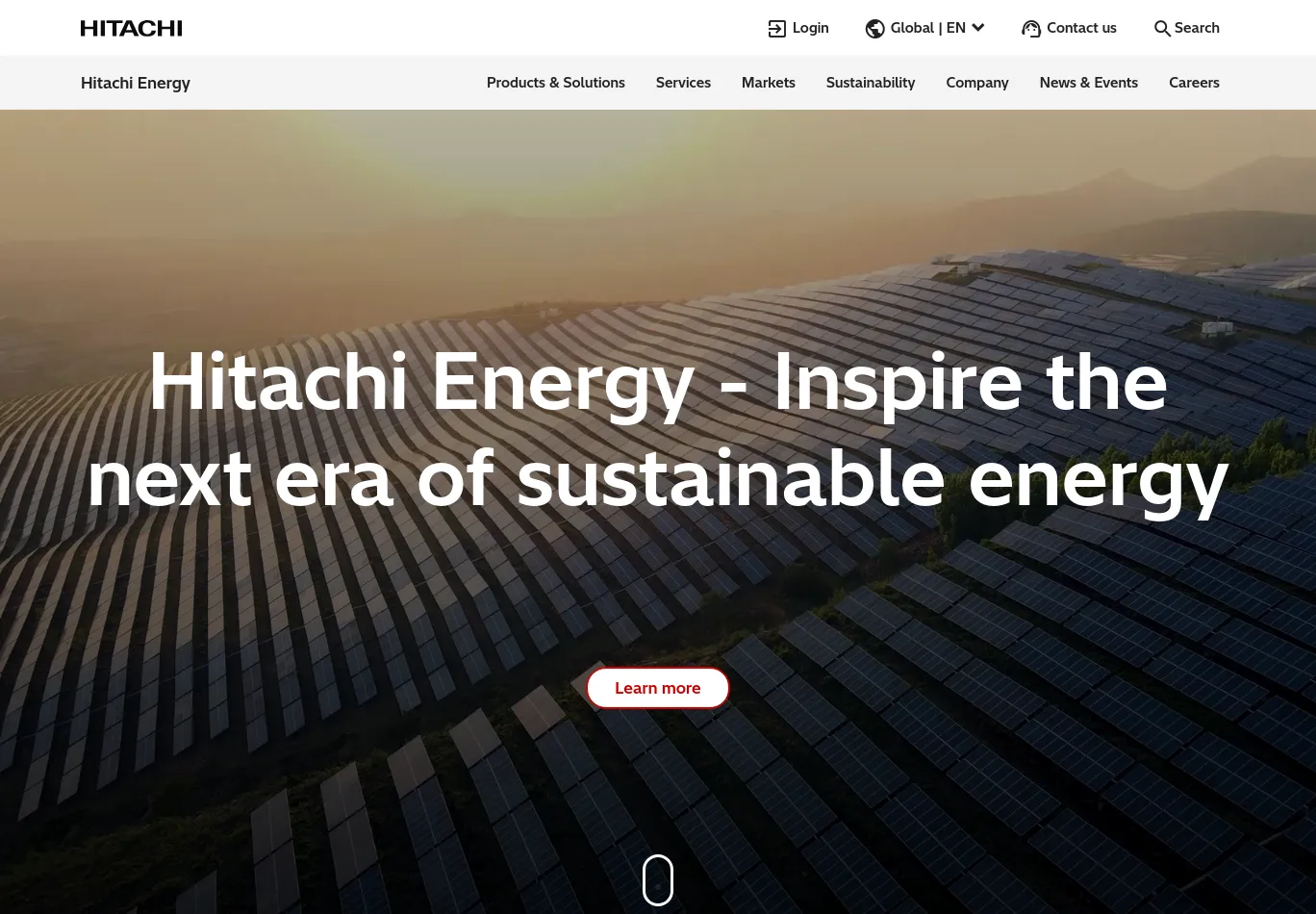 hitachienergy.com screenshot