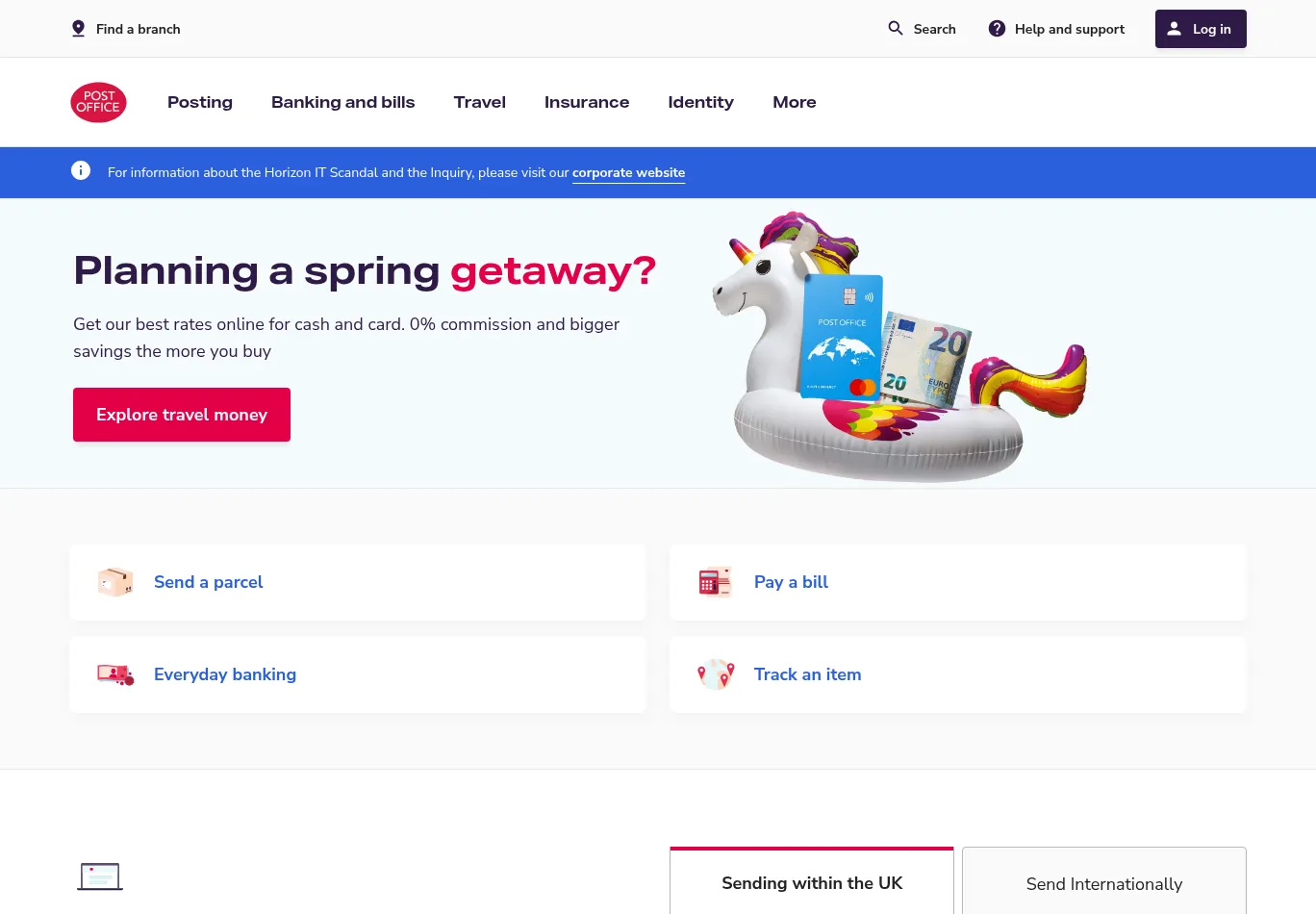 postoffice.co.uk screenshot