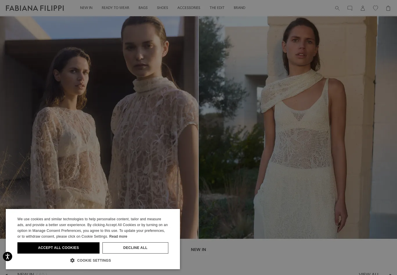 fabianafilippi.com before consent screenshot