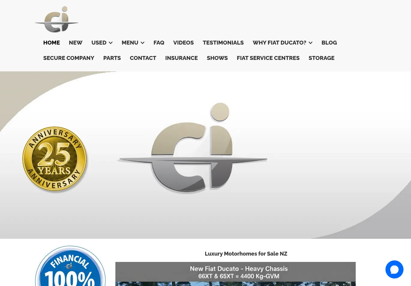 cimotorhomes.co.nz screenshot