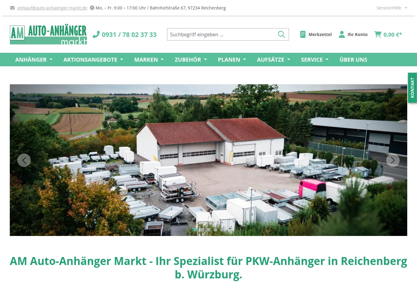 auto-anhaenger-markt.de screenshot