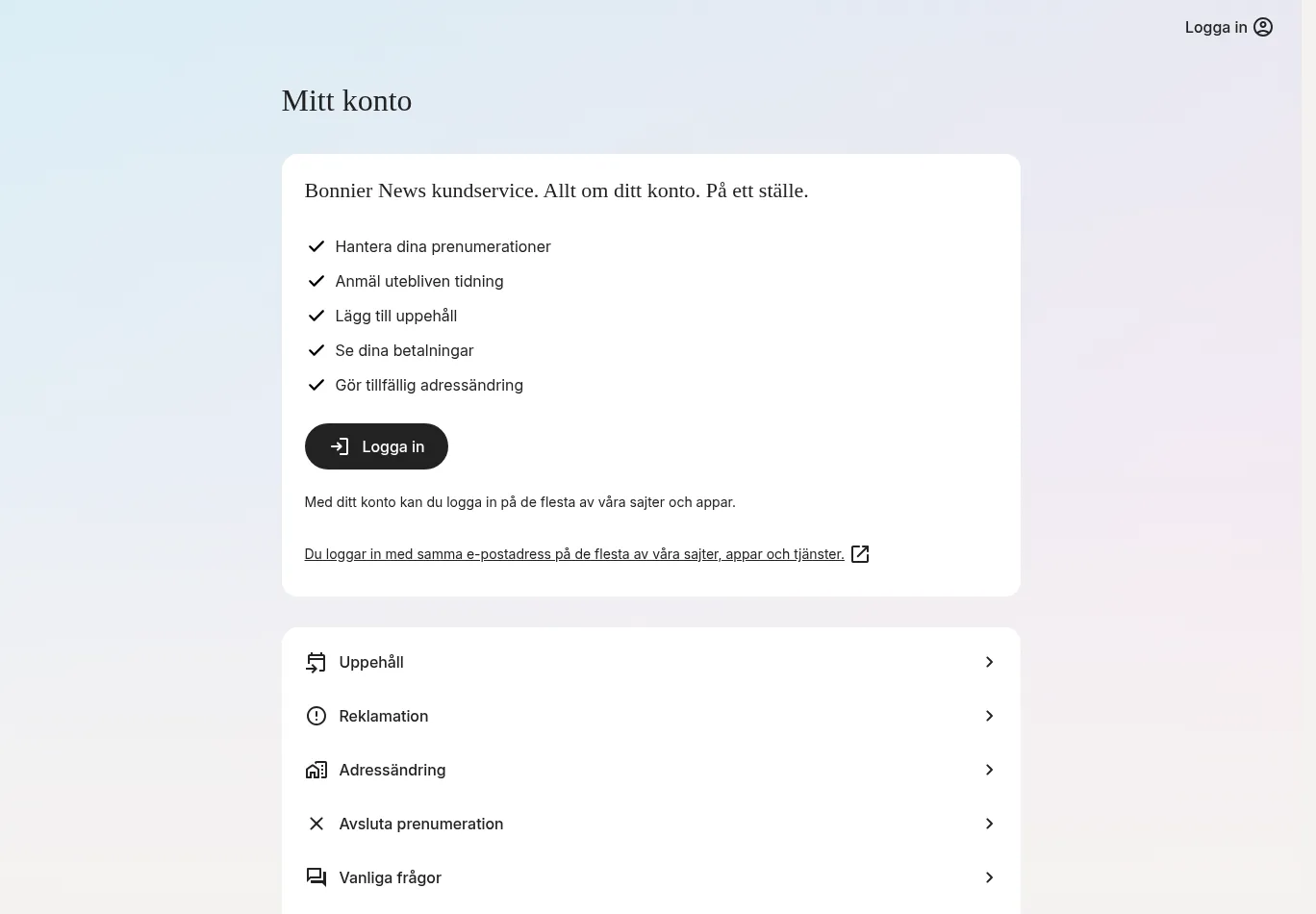 mittmedia.se screenshot