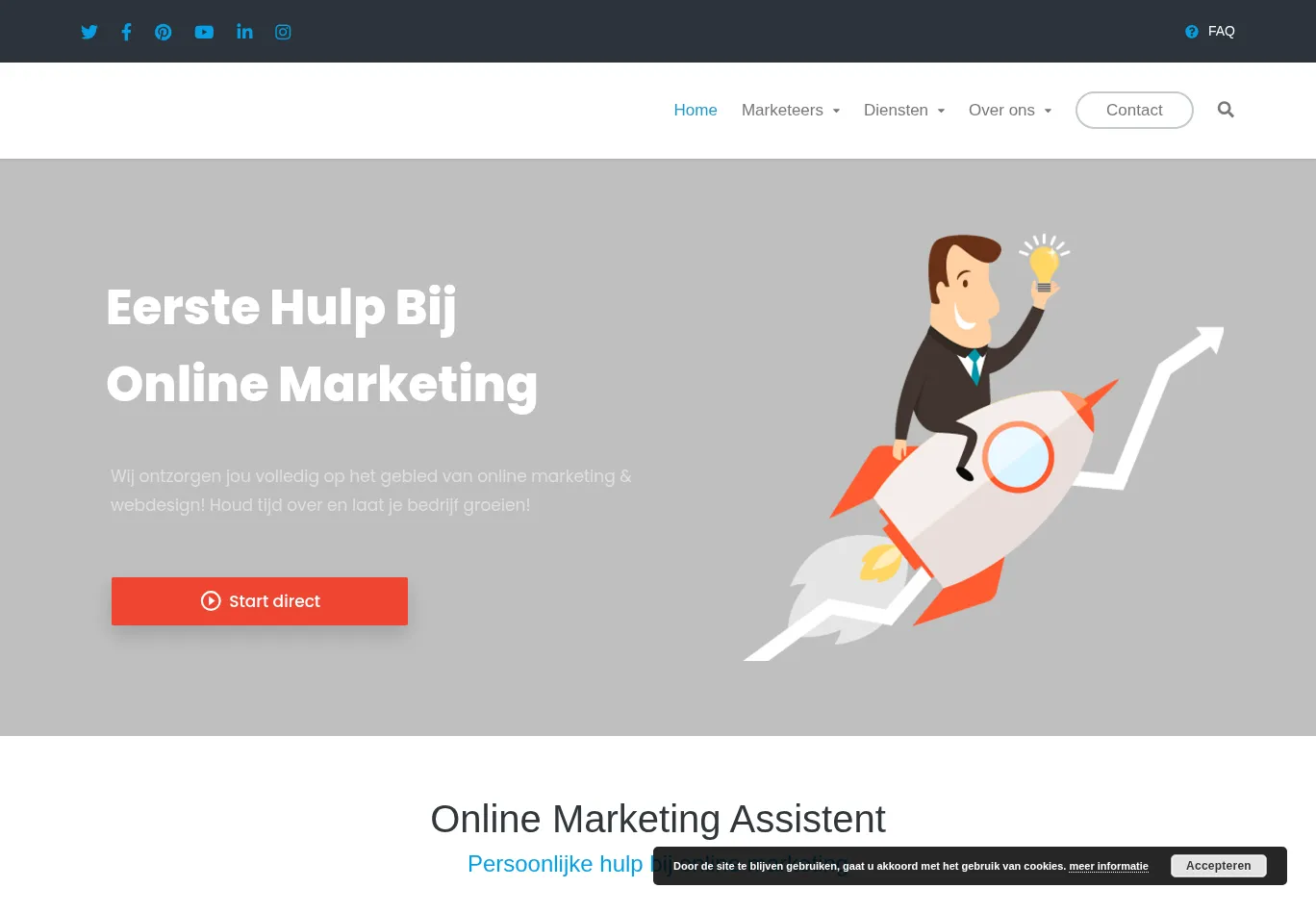 onlinemarketingassistent.nl screenshot