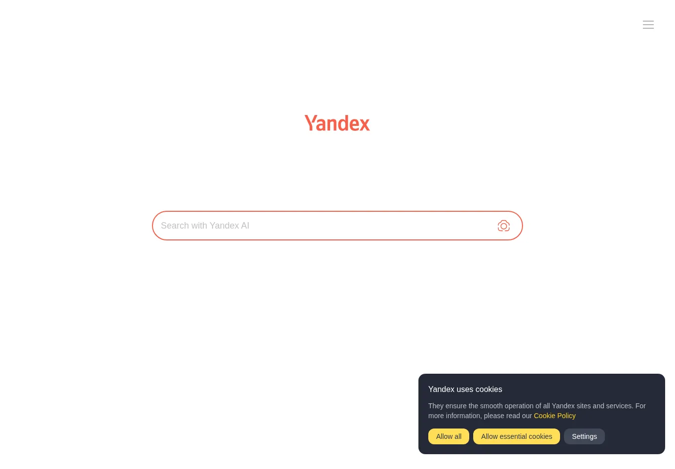 yandex.com screenshot